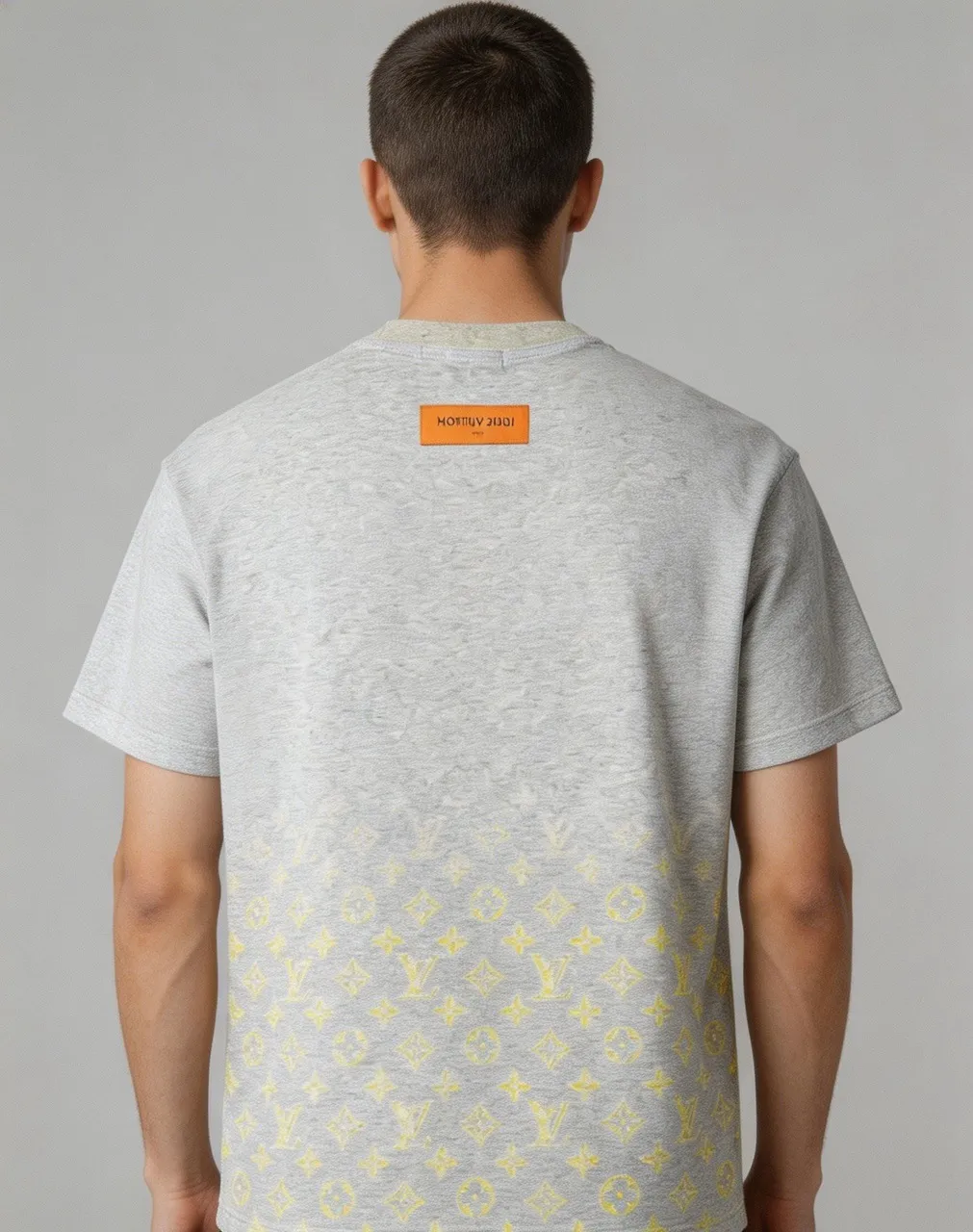 Louis Vuitton/Louis Vuitton 26ss hem presbyopia burnt short sleeves